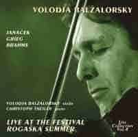 Releases-Volodja Balzalorsky: Live at the festival Rogaska Summer - CD Cover